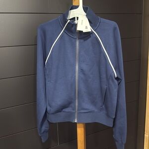 Spanx airpique track jacket